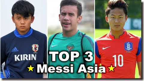 3 tài năng trẻ được gọi là Messi châu Á