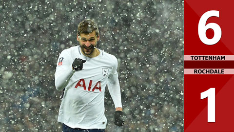 Tottenham 6-1 Rochdale