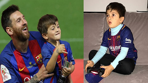Những khoảnh khắc cực kỳ đáng yêu của cậu cả nhà Messi