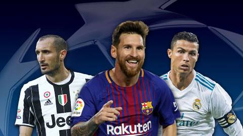 Đội hình tiêu biểu vòng 1/8 Champions League