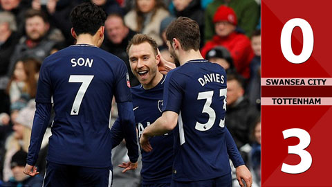 Swansea City 0-3 Tottenham