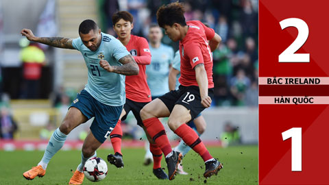 Bắc Ireland 2-1 Hàn Quốc