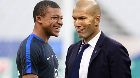 Mbappe ghi bàn giống hệt Zidane