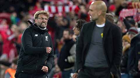 Pep ngán ngẩm trong khi Klopp ăn mừng đầy máu lửa