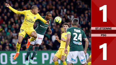 St.Etienne 1-1	PSG