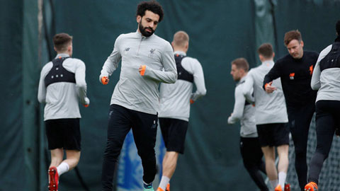 Salah trở lại tập luyện cho đại chiến với Man City