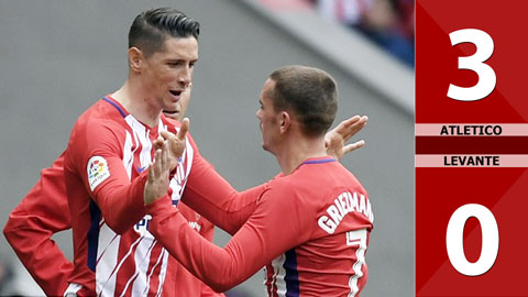 Atletico 3-0 Levante