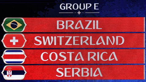 Nhận định bảng E World Cup 2018: Brazil dắt tay Thụy Sỹ đi tiếp