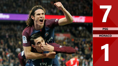 PSG 7-1 Monaco