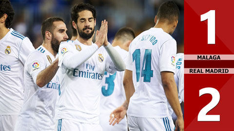 Malaga 1-2 Real Madrid