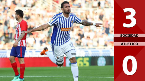 Sociedad 3-0 Atletico Madrid