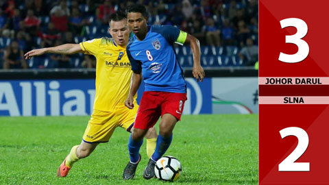 Johor Darul  3-2 Sông Lam Nghệ An