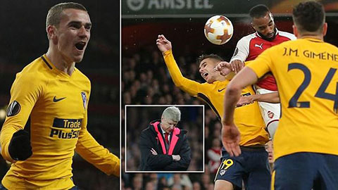 Griezmann cướp mất chiến thắng của Arsenal