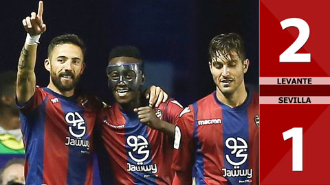 Levante 2-1 Sevilla