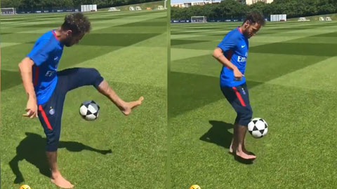 Neymar tâng bóng trở lại