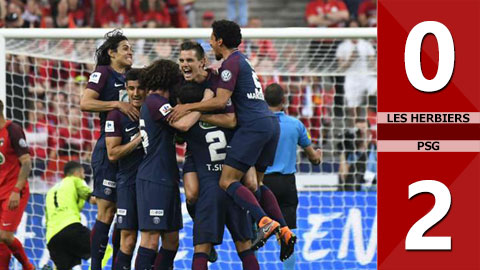 Les Herbiers 0-2 PSG