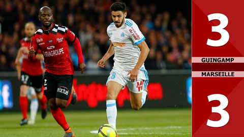 Guingamp 3-3 Marseille