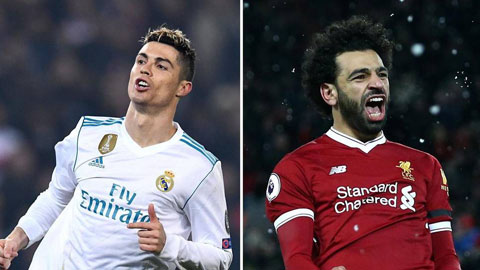 So sánh kỹ thuật, thành tích của Ronaldo và Salah trong mùa 2017/18