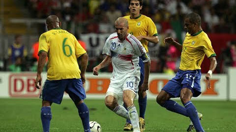 Màn trình diễn kinh điển của Zidane trước Brazil World Cup 2006