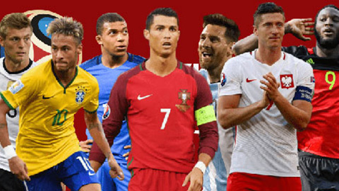 Những siêu sao đắt giá nhất thế giới tại World Cup 2018 