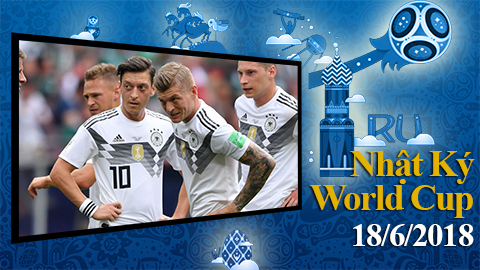 Nhật ký World Cup 18/6: Đức, Brazil thi nhau gây thất vọng 