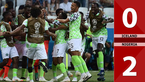 Iceland 0-2 Nigeria