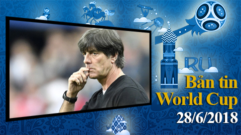 Bản tin World Cup 28/6: LĐBĐ Đức không sa thải Loew 