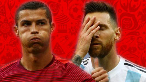 Messi, Ronaldo và 8 ngôi sao sớm chia tay World Cup 2018 