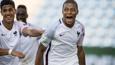 Mbappé sút tung lưới Croatia tại giải U19 châu Âu 2016