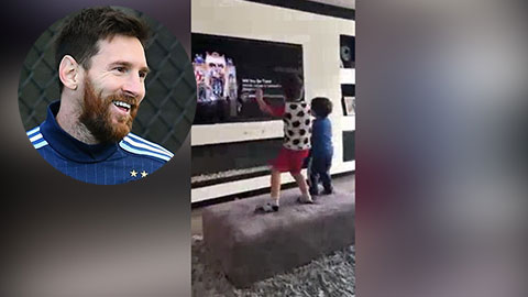 Hài hước với màn nhảy múa của con trai Messi