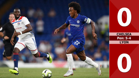 Chelsea 0-0 Lyon (pen 5-4)