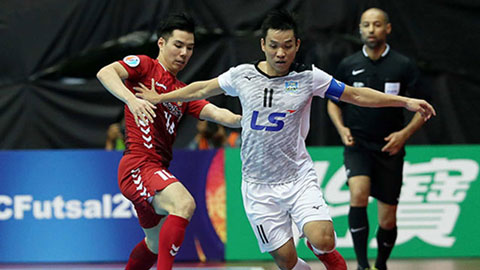 Thái Sơn Nam đánh bại đội bóng Nhật Bản vào bán kết futsal châu Á