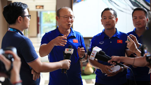 HLV Park Hang Seo muốn trận gặp UAE kết thúc trong 90 phút