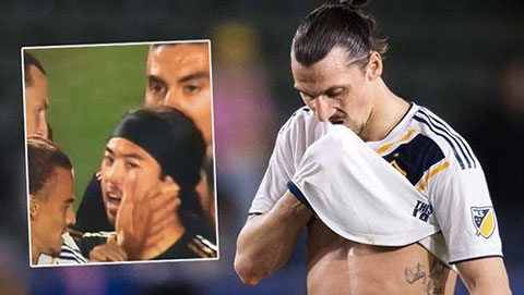 Ibrahimovic bị phạt tiền vì tát vào mặt Lee Nguyễn