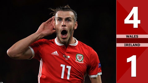 Xứ Wales 4-1 Ireland