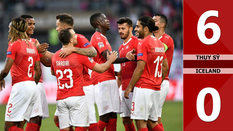 Thụy Sỹ 6-0 Iceland
