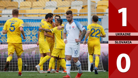 Ukraine 1-0 Slovakia