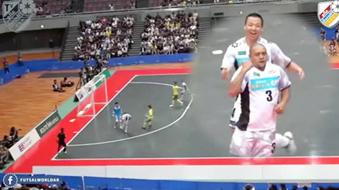 Roberto Carlos lập cú đúp tại giải futsal Nhật Bản