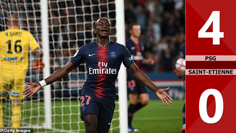 PSG 4-0 Saint Etienne