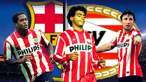 11 ngôi sao từng khoác áo PSV và Barca 