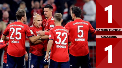 Bayern Munich 1-1 Augsburg