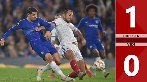 Đá sân nhà, Chelsea nhọc nhằn  giành 3 điểm trước Vidi