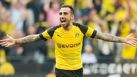 Cựu sao Barca đá phạt đẹp mắt, mang về chiến thắng cho Dortmund
