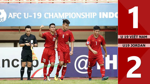 U19 Việt Nam 1-2 U19 Jordan