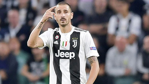 Những sai lầm đáng trách của trung vệ Leonardo Bonucci