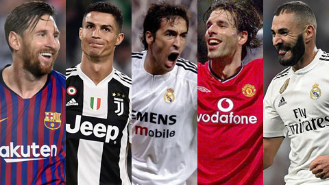Top 5 chân sút ghi nhiều bàn nhất lịch sử Champions League