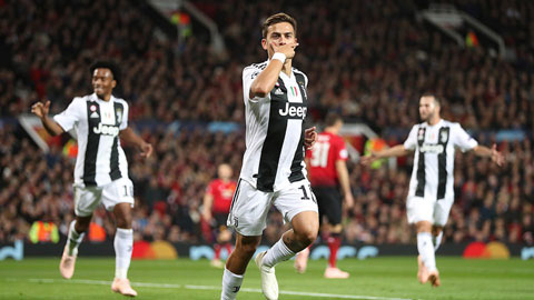 Dybala tỏa sáng giúp Juve đánh bại M.U