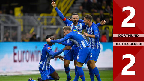 Borussia Dortmund	 2-2 Hertha BSC