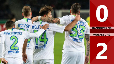 Hannover 96 0-2 Wolfsburg