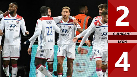 Guingamp 2-4 Lyon